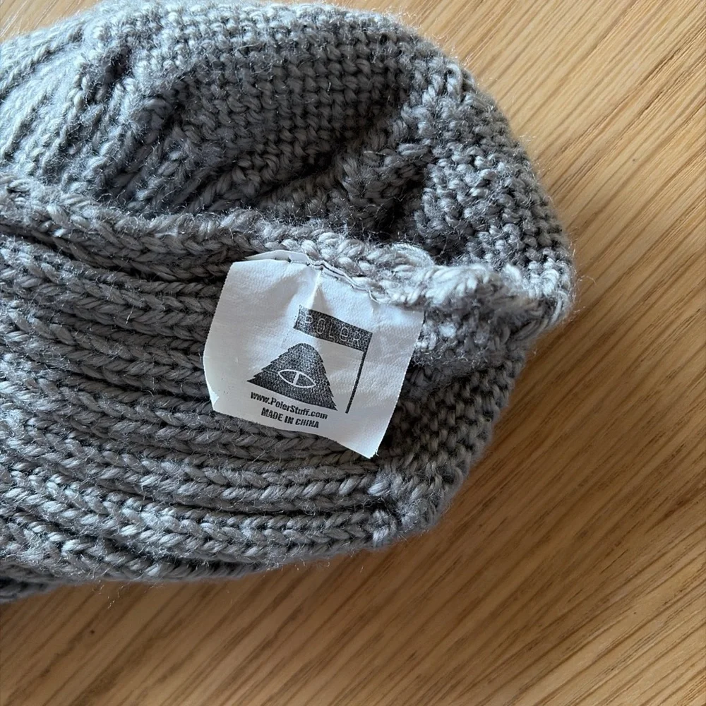 Poler Gray Knit Balaclava